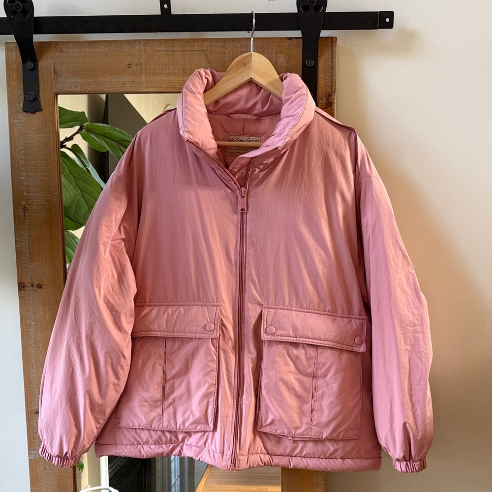 We The Free Duvet Bomber Puffer Jacket Oversized Small